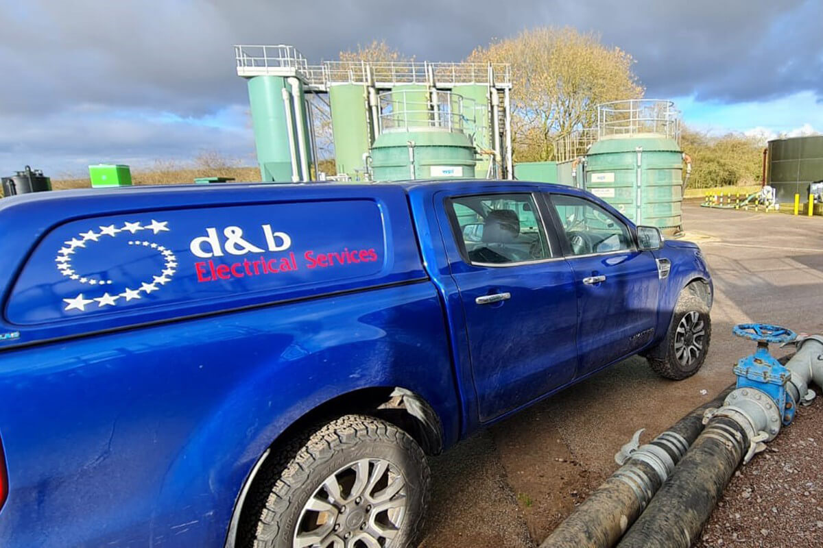 RPS Electrical. Installing Telemetry Cabling at Water Waste Site, photo #2
