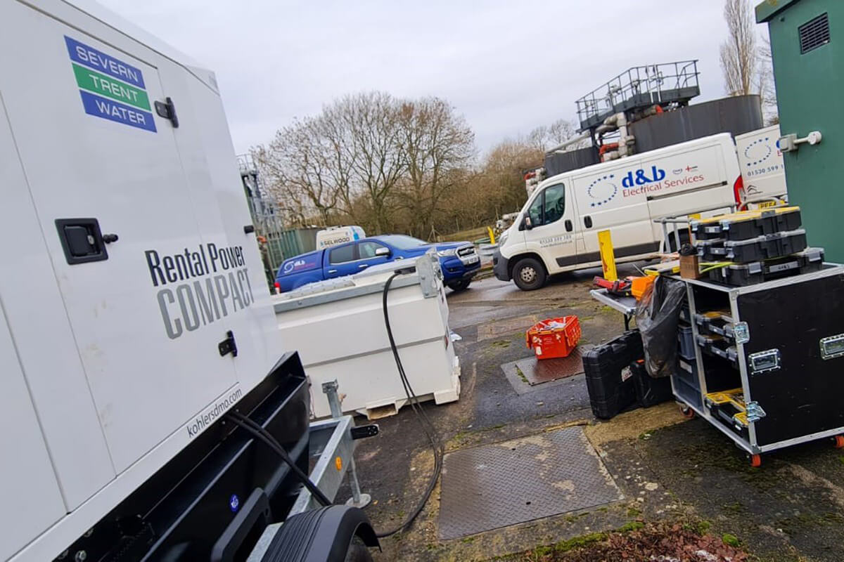 RPS Electrical. Temporary Generator Install at Water Waste Site, photo #3
